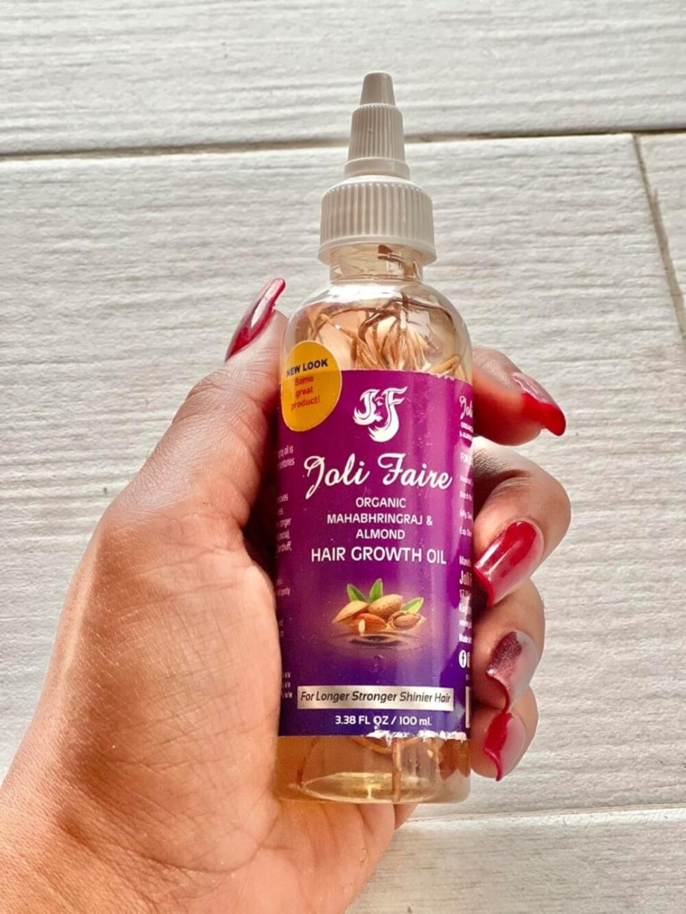 Organic Hair Growth Oil - Nourishing Formula with Mahabhringraj & Almond